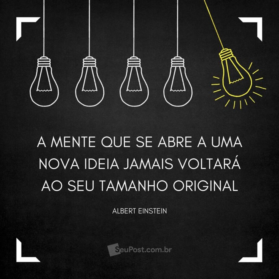 Imagens com frases de Albert Einstein - Baixe grátis em Seu Post