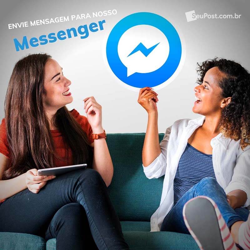 Envie mensagem para nosso Messenger