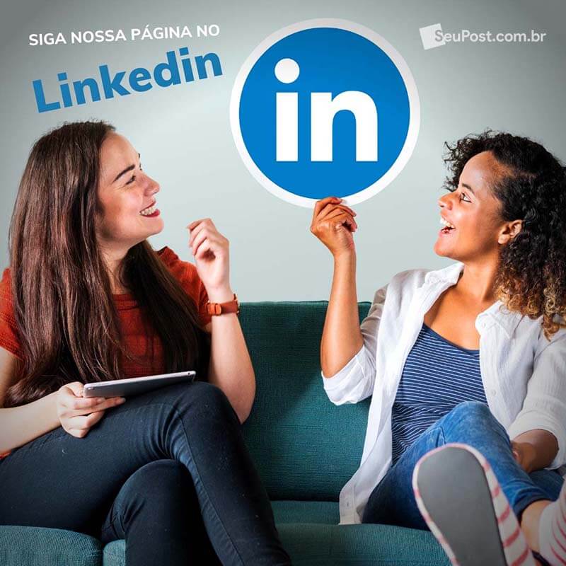 Siga nossa página no Linkedin