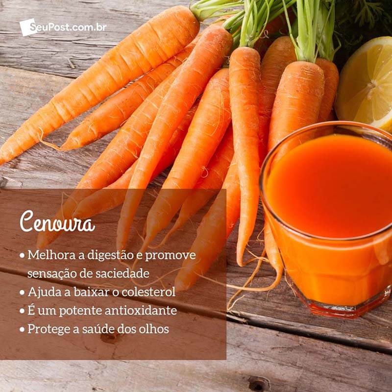 benefícios da cenoura