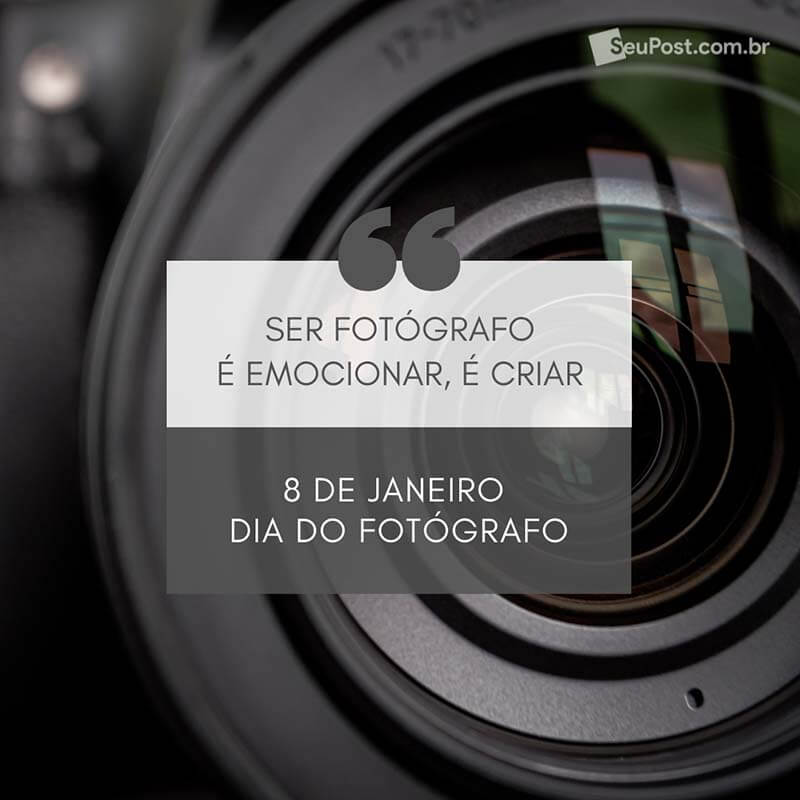 ser fotógrafo