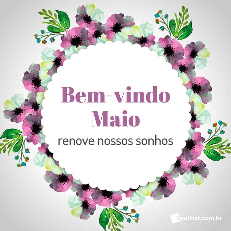 Bem-vindo maio