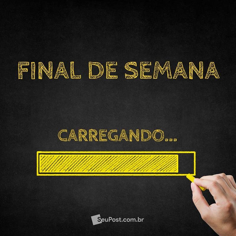 Final de semana carregando