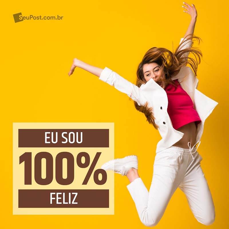 100% feliz